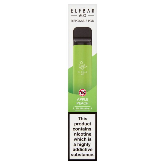 Elfbar Disposable Pod Apple Peach 20Mg Tesco Groceries