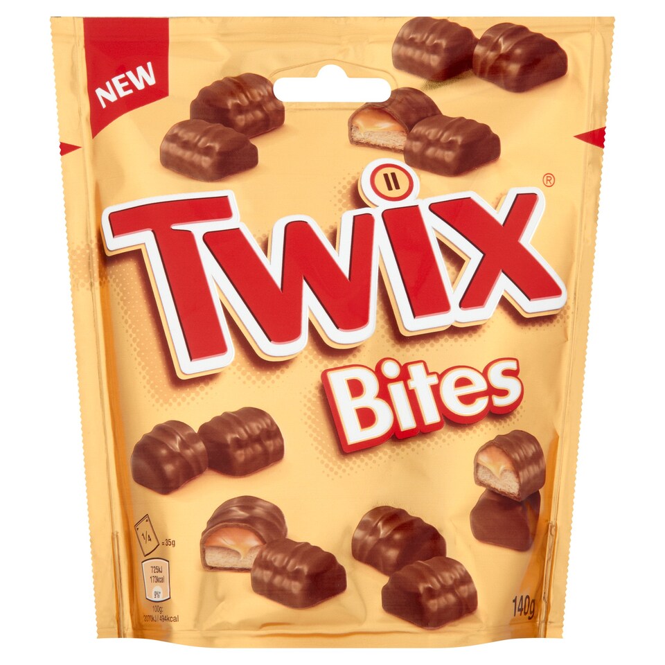 image 1 of Twix Bites Chocolate Pouch 140G