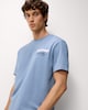 image 3 of F&F Pure Cotton Printed T-Shirt in Blue