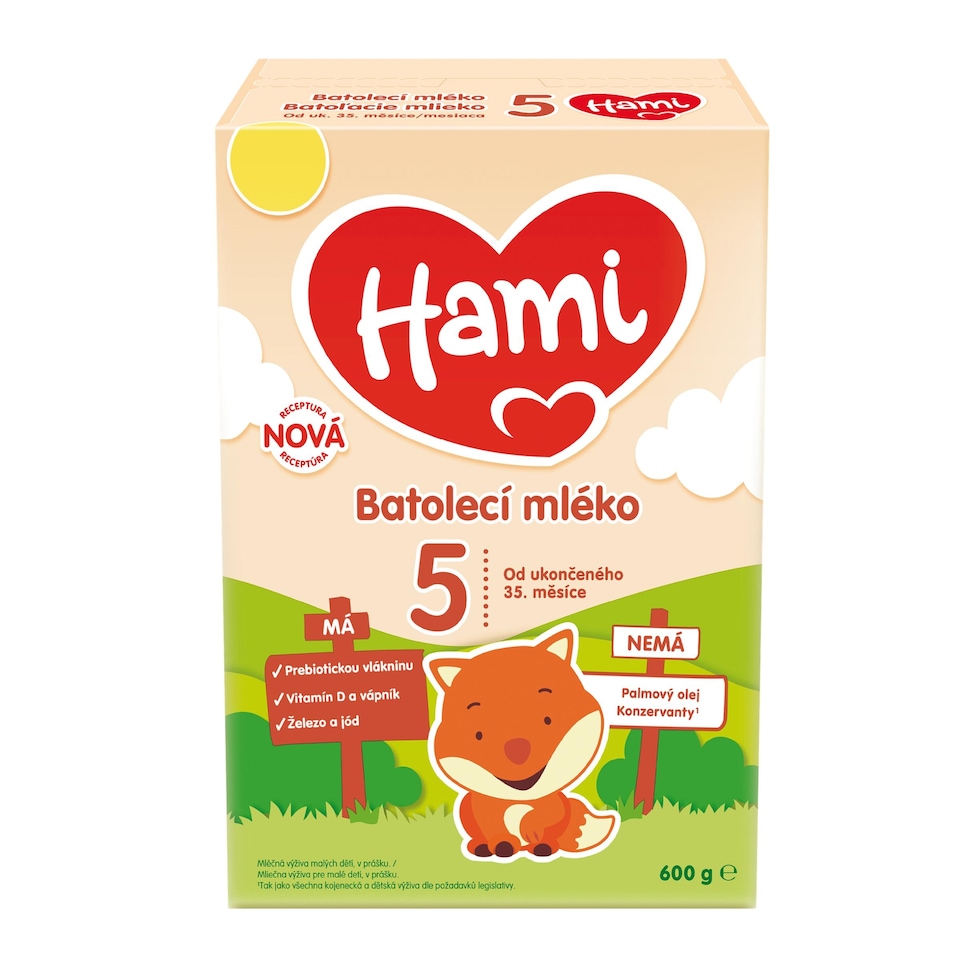 obrázok 1 z HAMI 5 batoľacie mlieko 600g