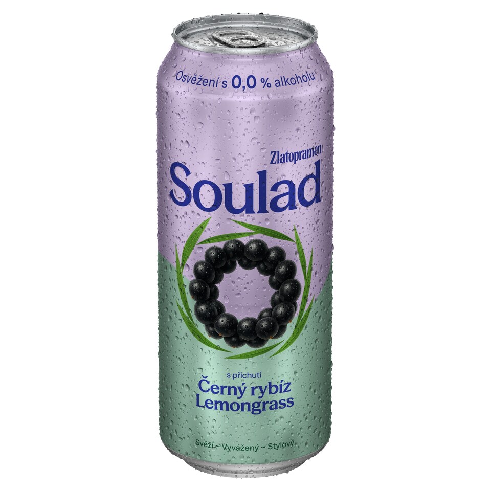 image 1 of Zlatopramen Soulad with Black Currant, Lemongrass Flavor 0.5L
