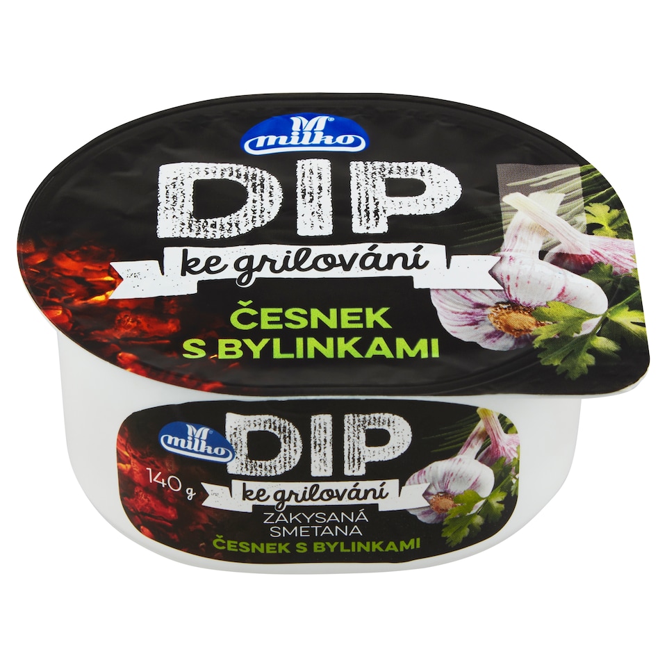 Milko Dip ke grilování česnek s bylinkami 140g