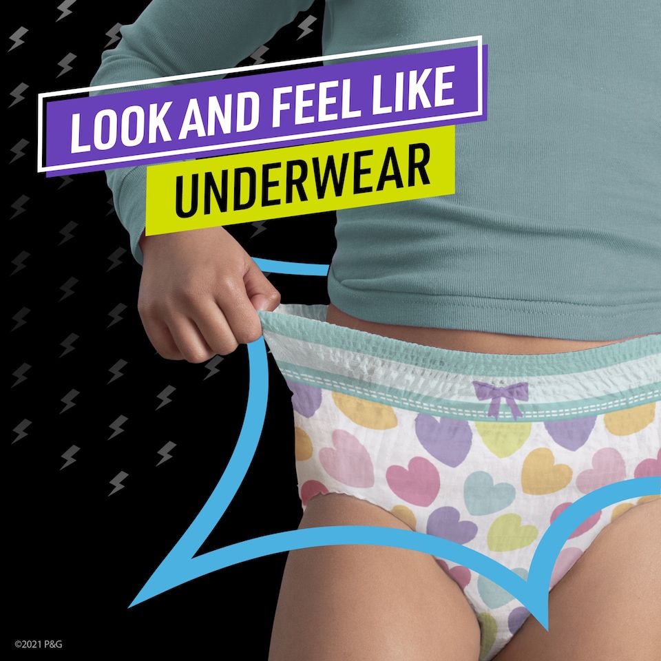 image 1 of PAMPERS NINJAMAS PYJAMA PANTS FOR GIRLS 8-12 YEARS 9 pcs