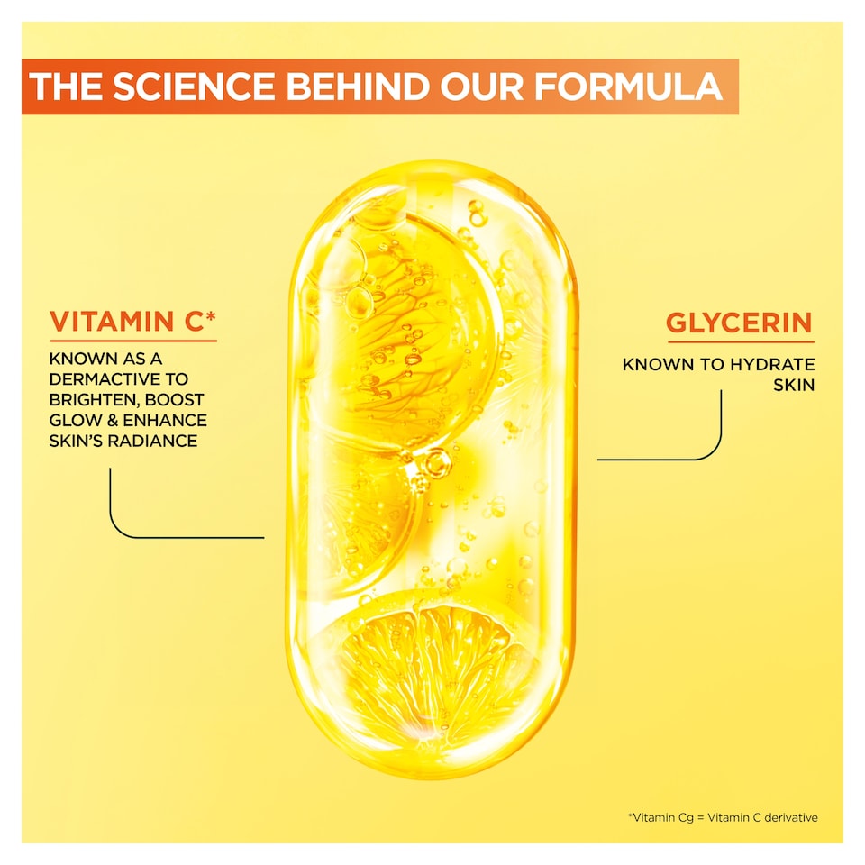 image 1 of Garnier Skinactive Brightening Vitamin C Cream Cleanser 250ml