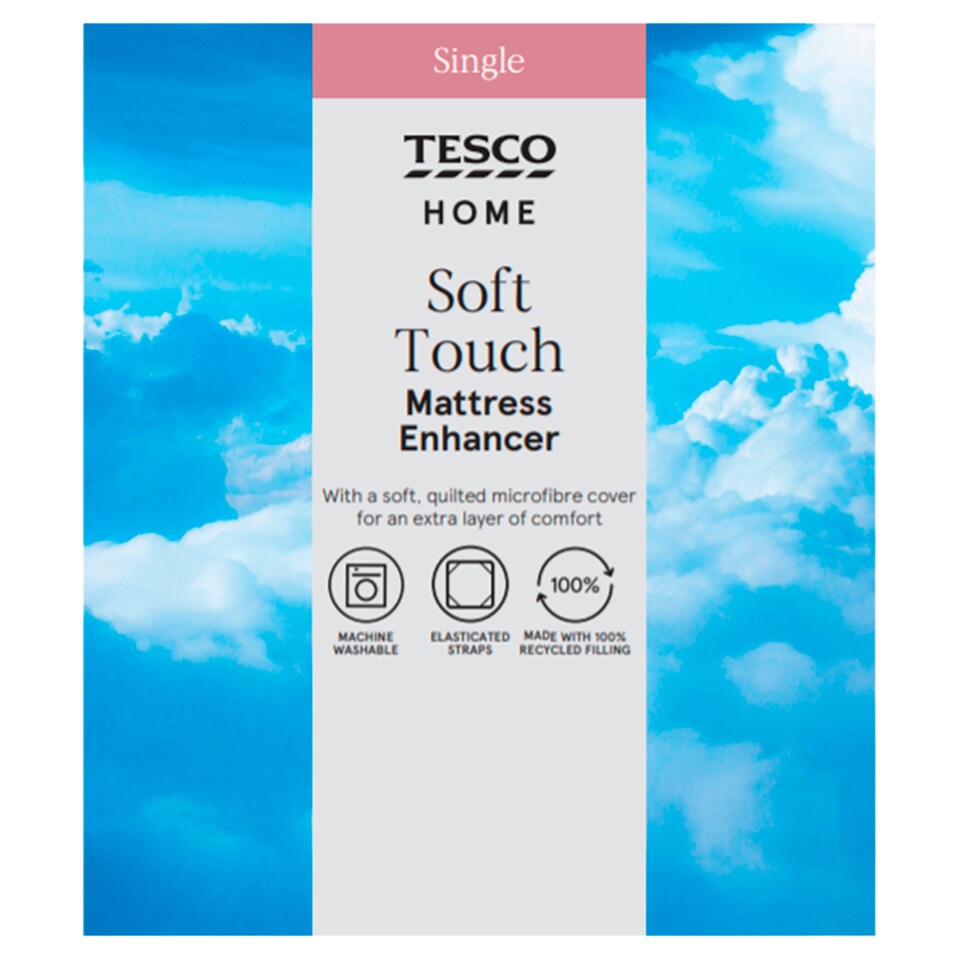 Tesco Soft Touch Topper Single