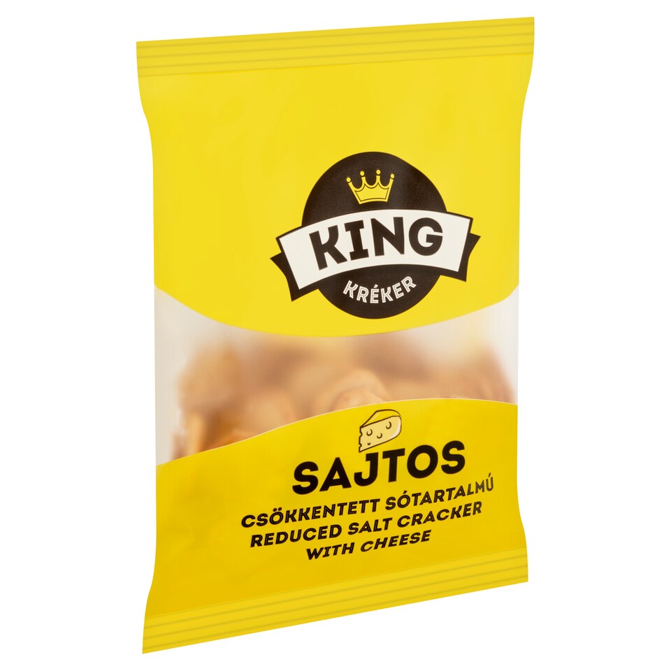 image 1 of King Reduced Salt Cracker with Cheese 100 g