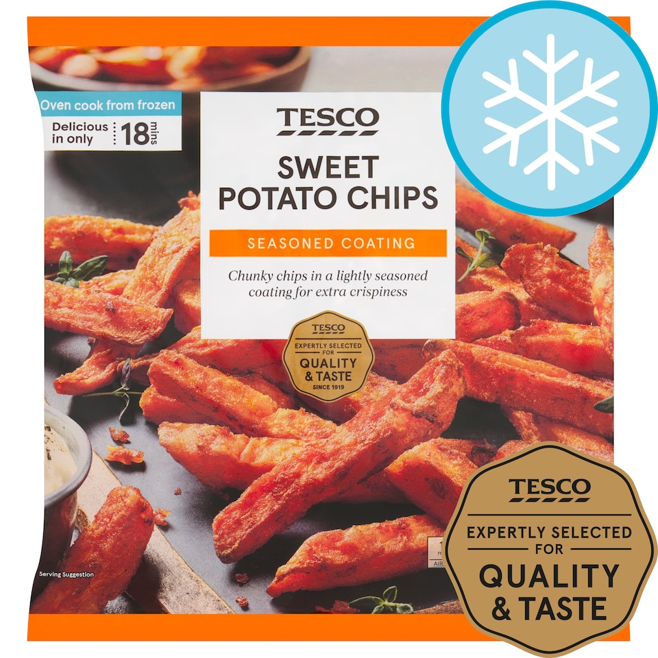 Tesco Sweet Potato Oven Chips 500G
