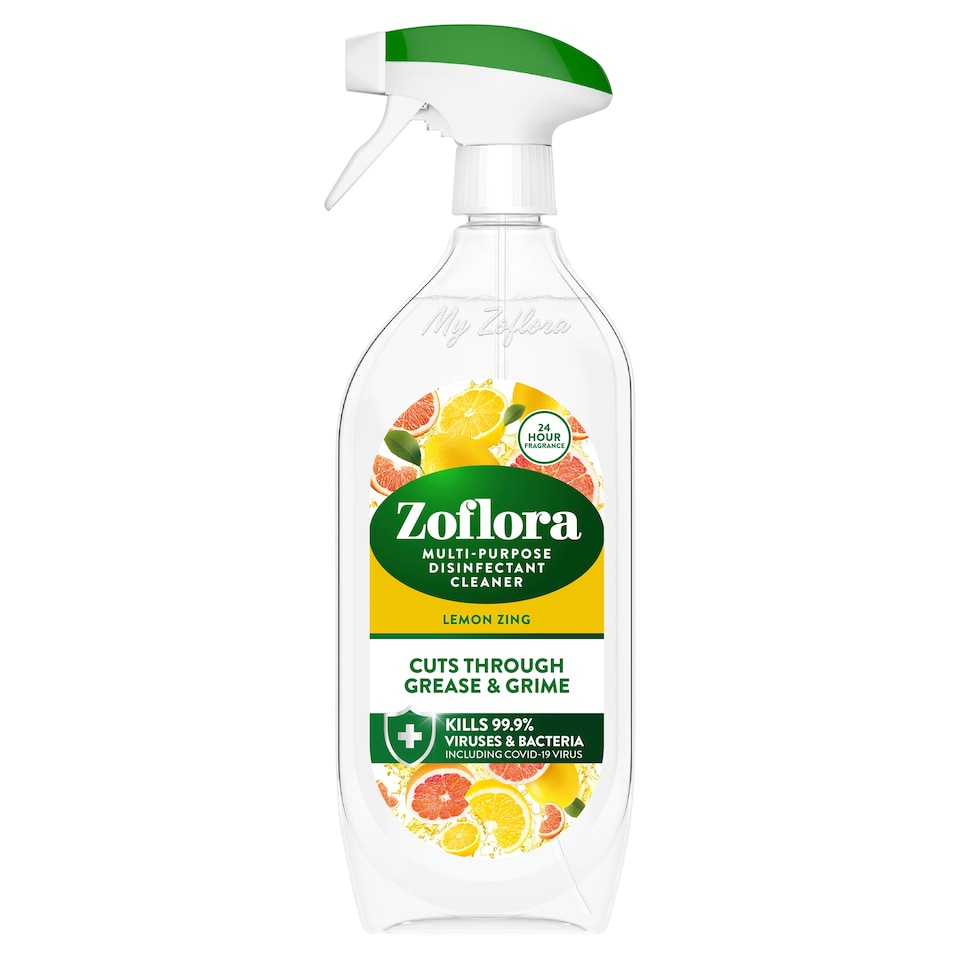 Zoflora Multi-purpose Disinfectant Cleaner Lemon Zing 800ml