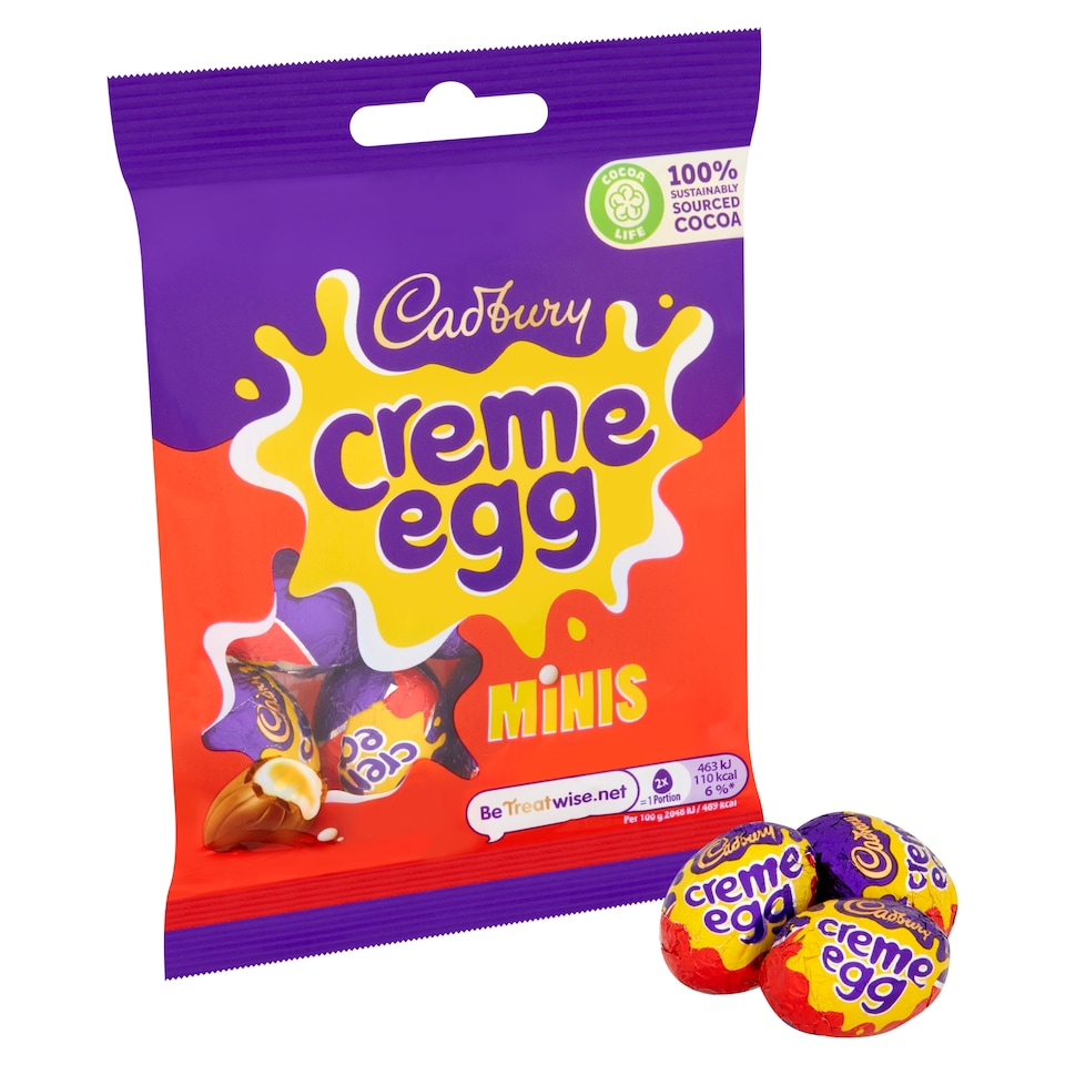 image 1 of Cadbury Mini Creme Eggs Chocolate Eggs 78g