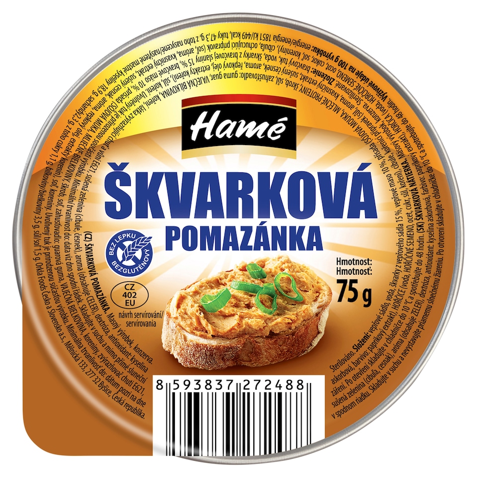 Hamé Škvarková pomazánka 75g