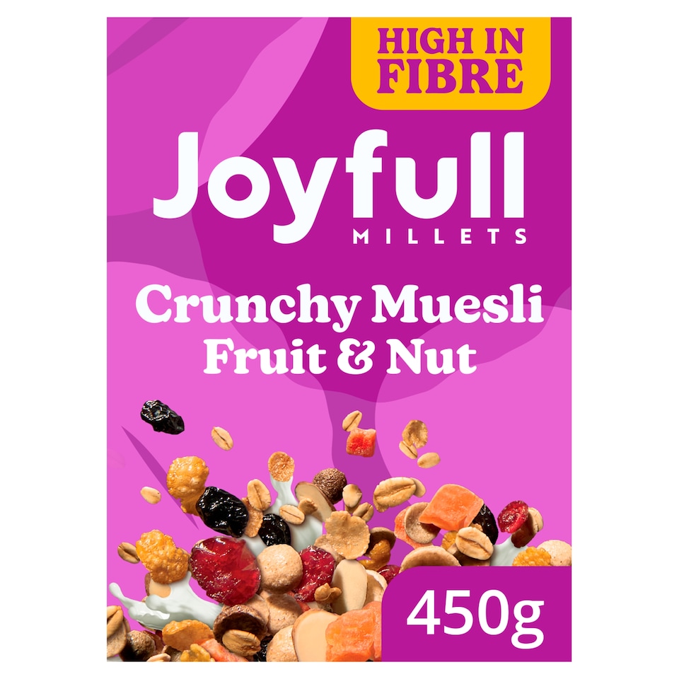 image 1 of Joyfull Millets Fruit & Nut Crunchy Muesli 450g