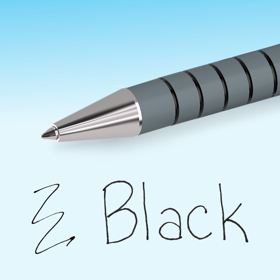 image 1 of Paper Mate Stationery Flexgrip Ultra Ballpoint Pens, Black, 5 Count