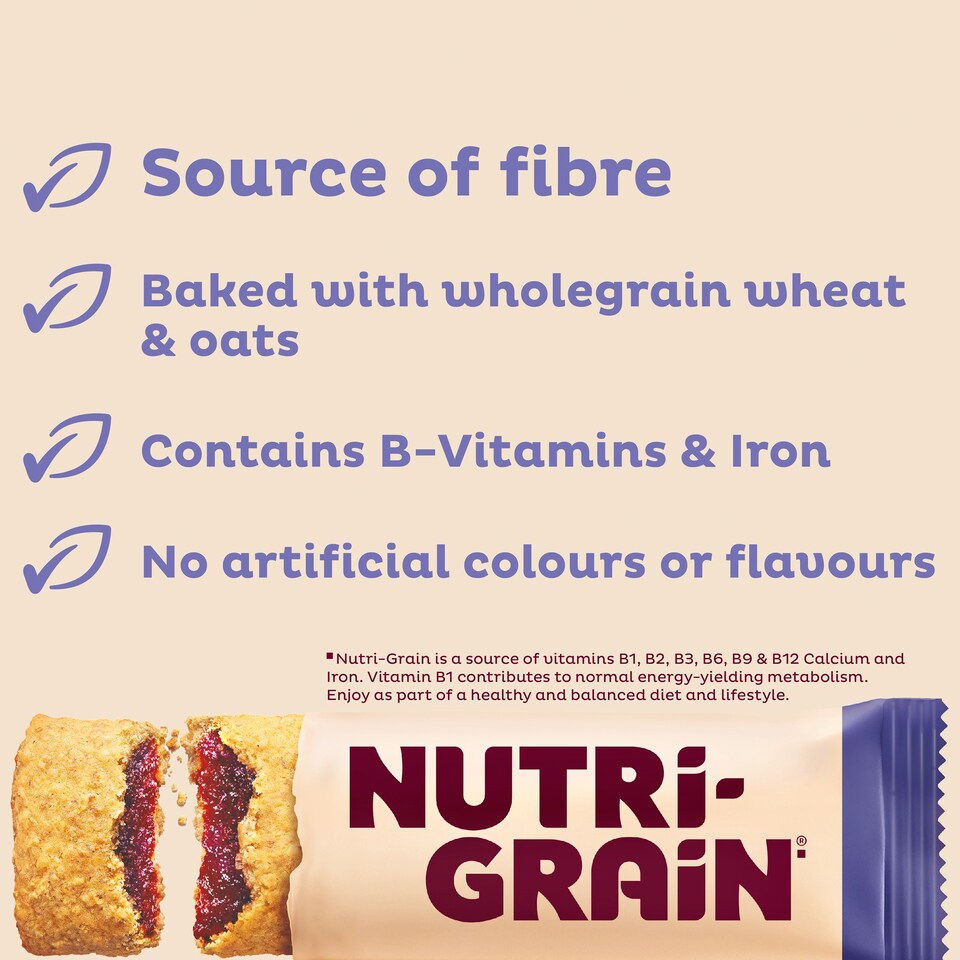 image 1 of Kellogg's Nutri-Grain Blueberry Snack Bars 6x37g