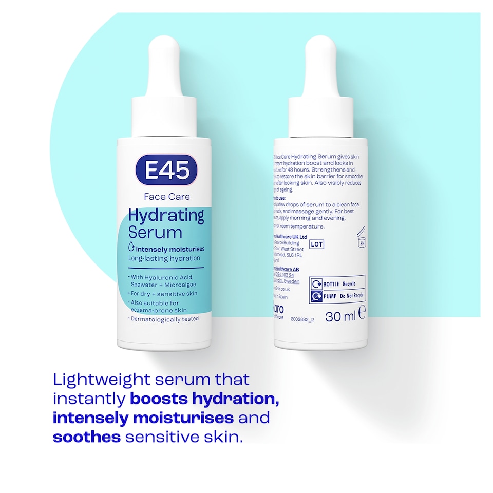 image 1 of E45 Face Hydrating Serum 30ML