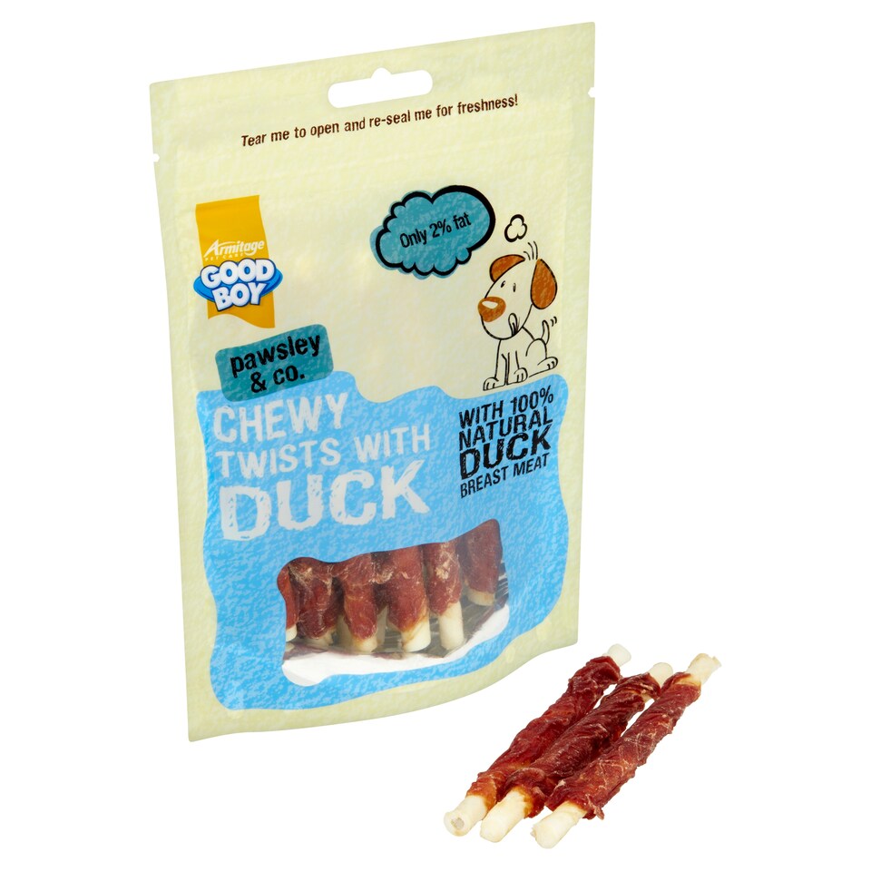 image 1 of Good Boy Chewy Twist With Duck 90G