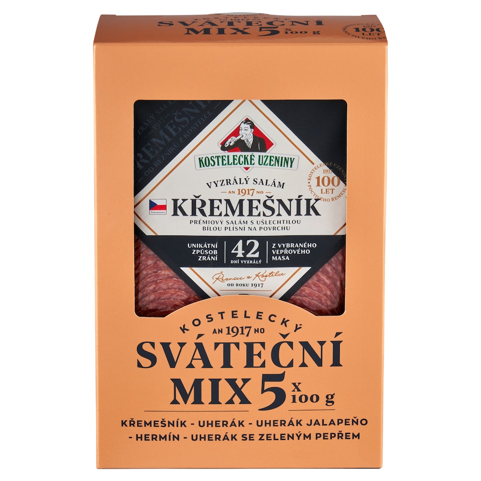 image 1 of Kostelecké Uzeniny Kostelecký Holiday Mix 5 x 100 g (500 g)