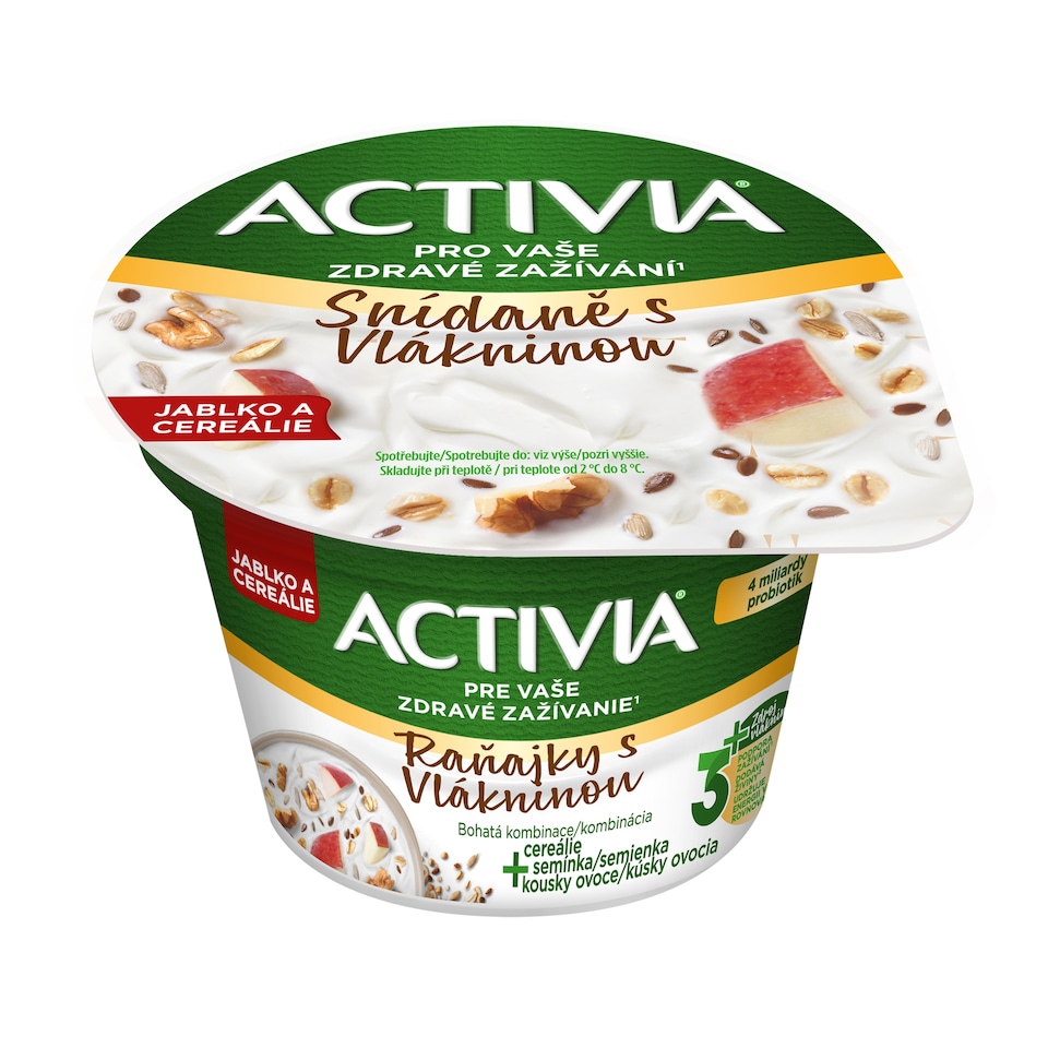 obrázok 1 z ACTIVIA Raňajky s vlákninou Jablko 170g