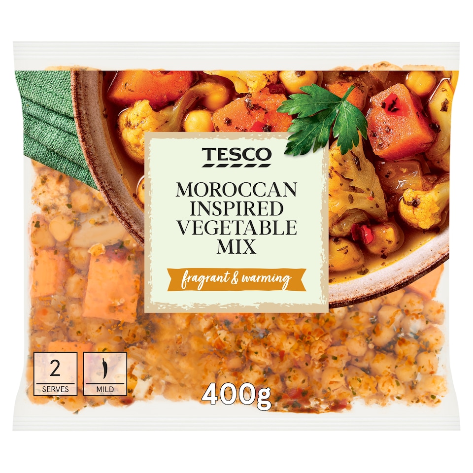 Tesco Moroccan Inspired Vegetable Mix 400g