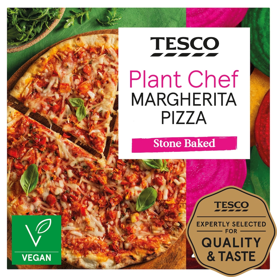 Tesco Plant Chef Margherita Pizza 269G