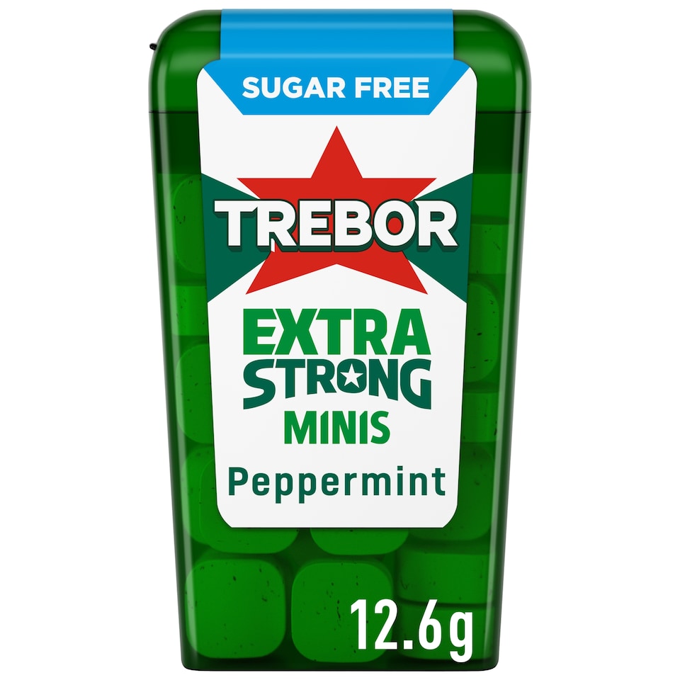 Trebor Mighties Extra Strong Sugar Free Mints 12.5g