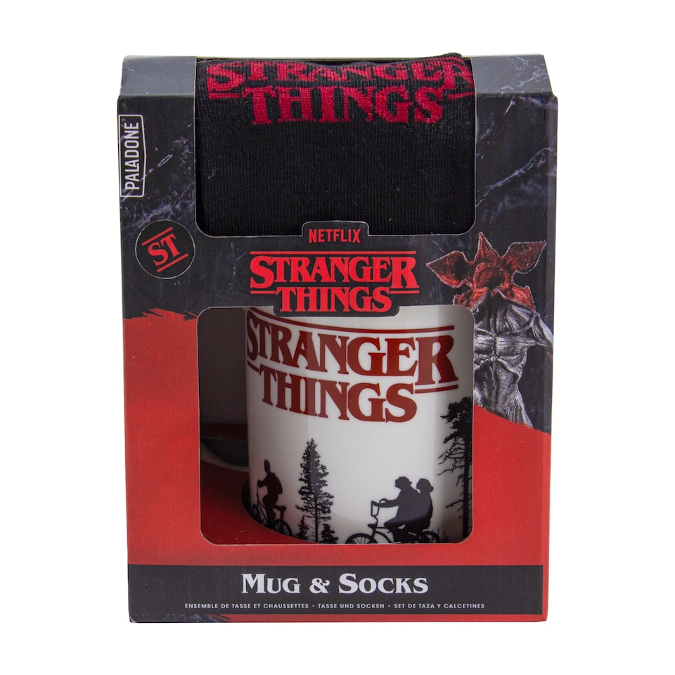 Stranger Things Logo Mug And Socks