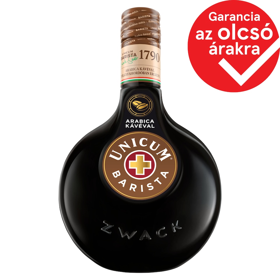 Zwack Unicum Barista gyógynövénylikőr arabica kávéval 34,5% 0,7 l 1. kép