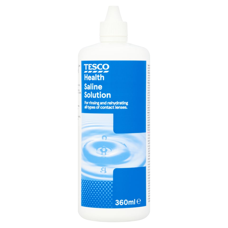 Tesco Health Saline Solution 360ml