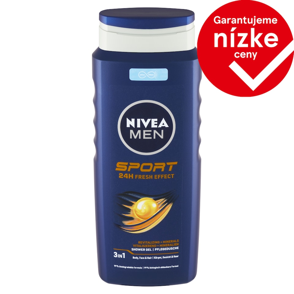 obrázok 1 z Nivea Men Sport Sprchovací gél 500 ml