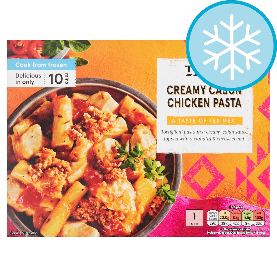 Tesco Creamy Cajun Chicken Pasta 400g
