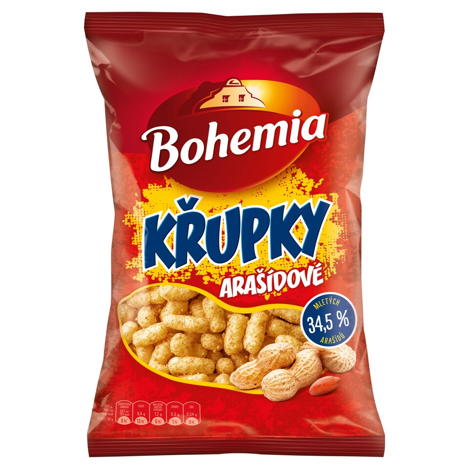 Bohemia Křupky arašídové 200g
