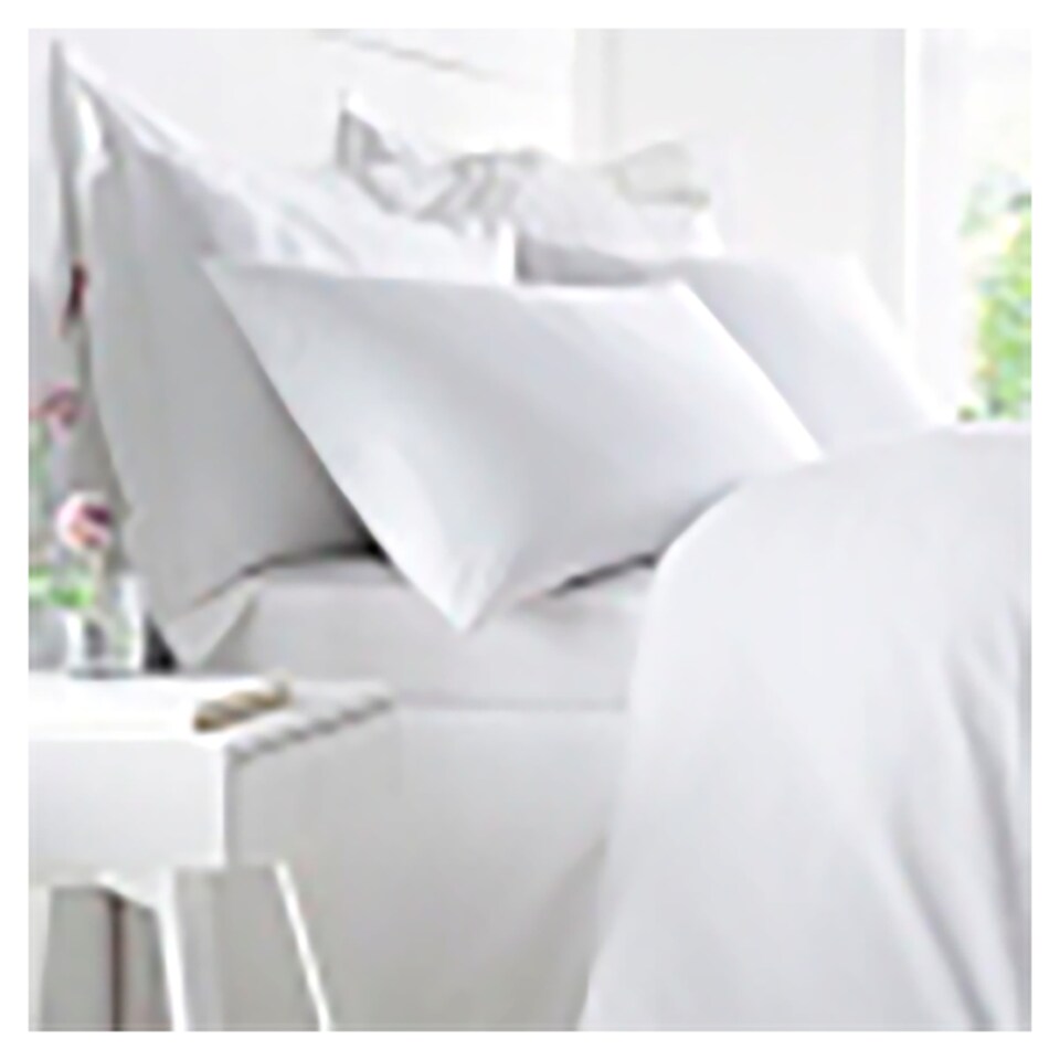 West Park Retreat White Fitted Sheet Double