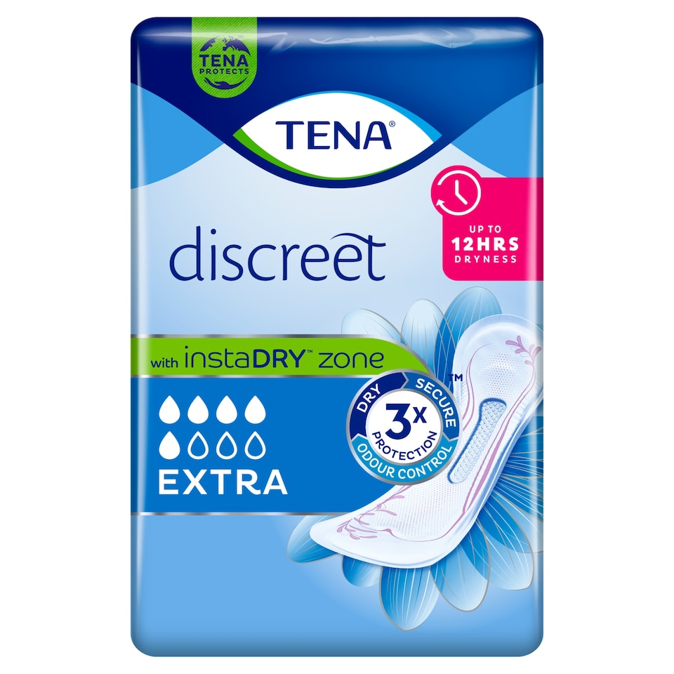 Tena Discreet Extra Incontinence Pads 3 x 20 Pack
