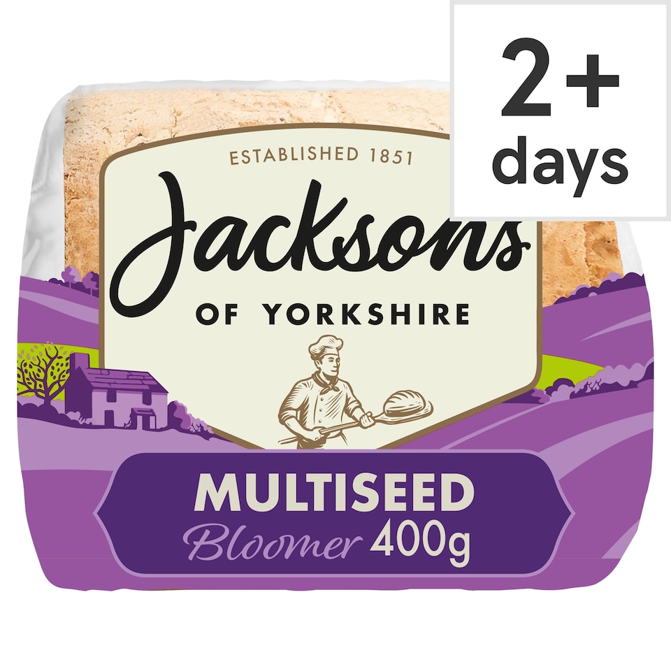 Jacksons of Yorkshire's Champion Bread Half Seeded Bloomer 400g
