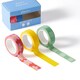 image 4 of Paperchase Retro Doodle Set of 5 Washi Tapes