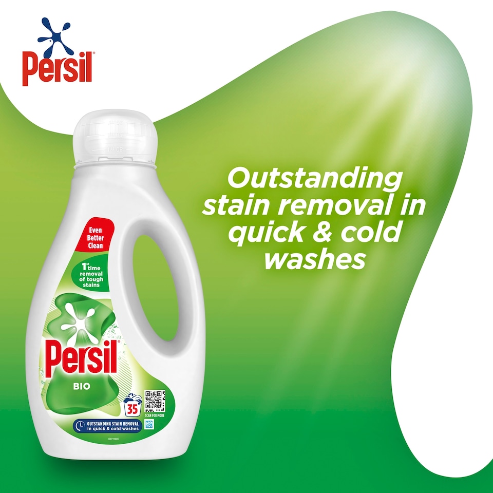 image 1 of Persil Bio Laundry Washing Liquid Detergent 35 Washes 945ML