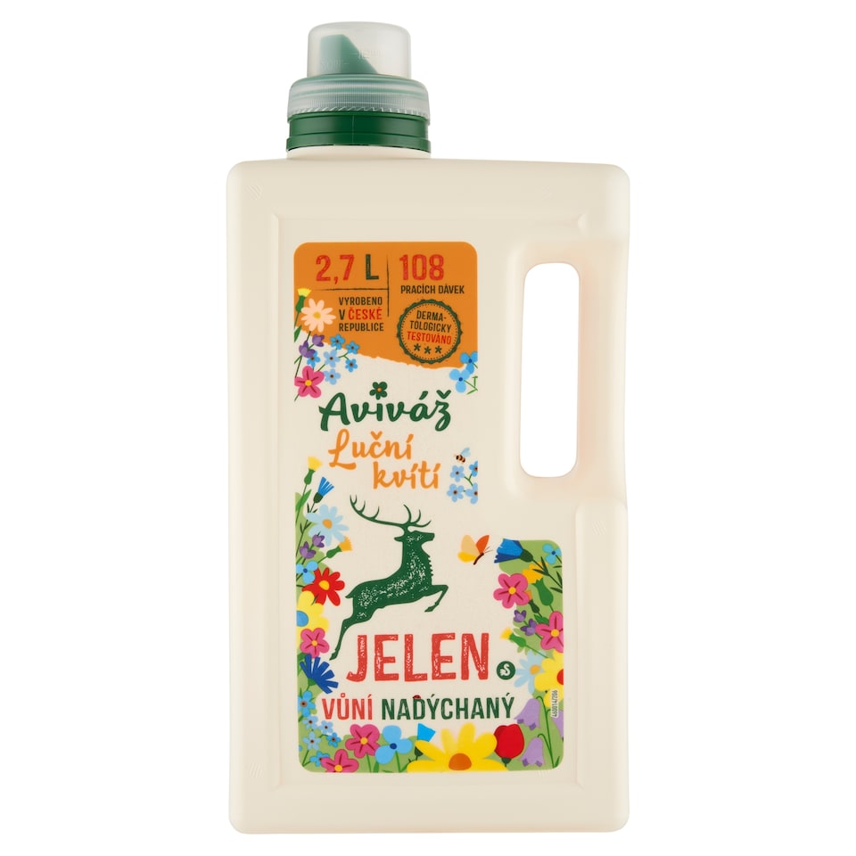 image 1 of Jelen Fabric Softener Meadow Flowers 108 Washes 2.7L