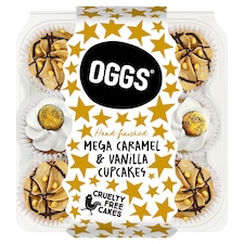Oggs Mega Caramel & Vanilla Sponge Cakes 9 Pack