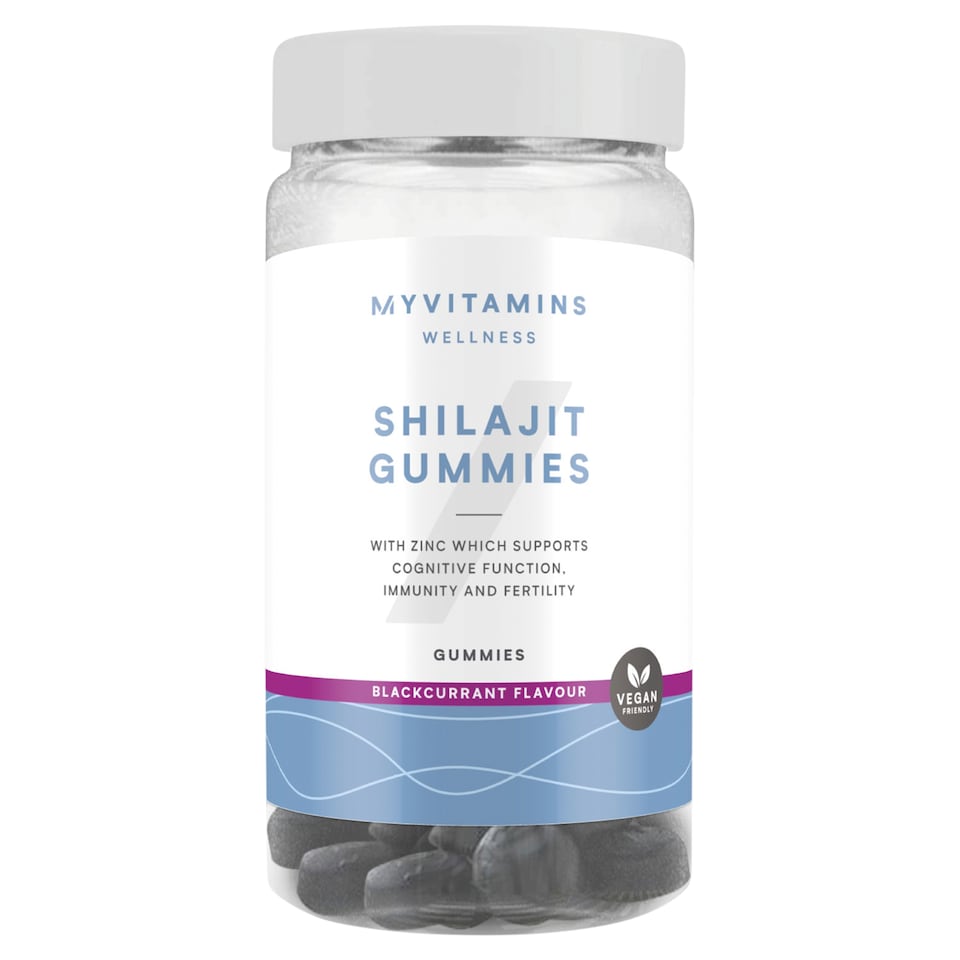 Myvitamins Shilajit Gummies, Blackcurrant, 60 gummies
