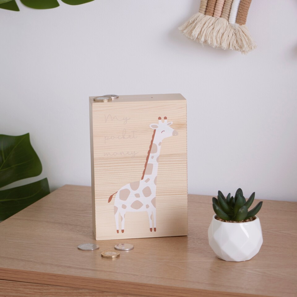 image 1 of Chapter B Nursery Wooden Money Box