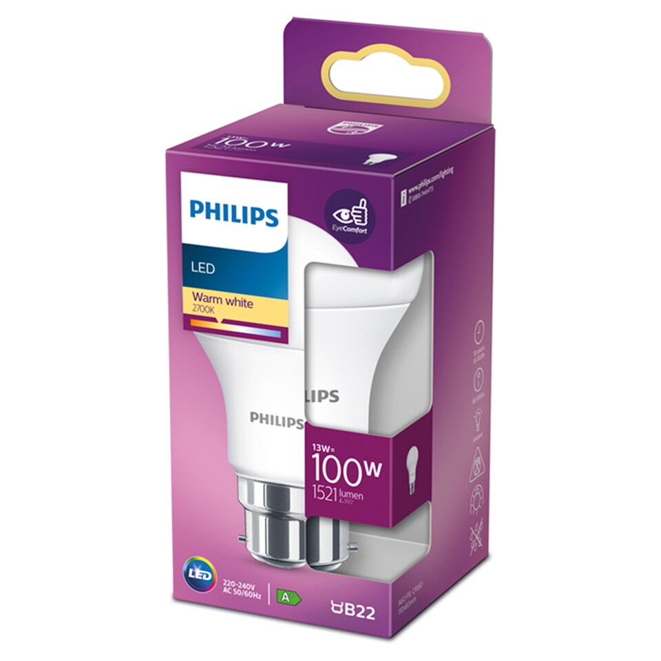 Philips Led Classic 100W Bayonet Cap