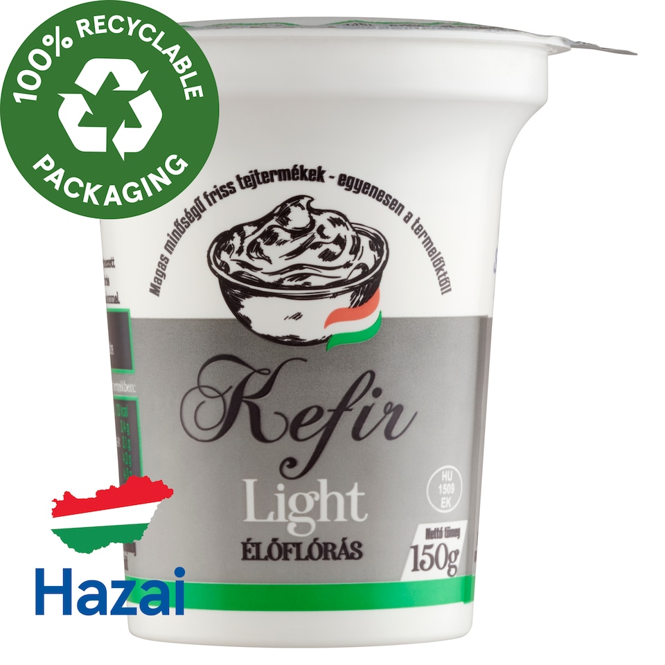 Szentkúti Tej Light Kefir with Live Cultures 150 g