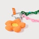 image 4 of Paperchase Orange Flower Keyring