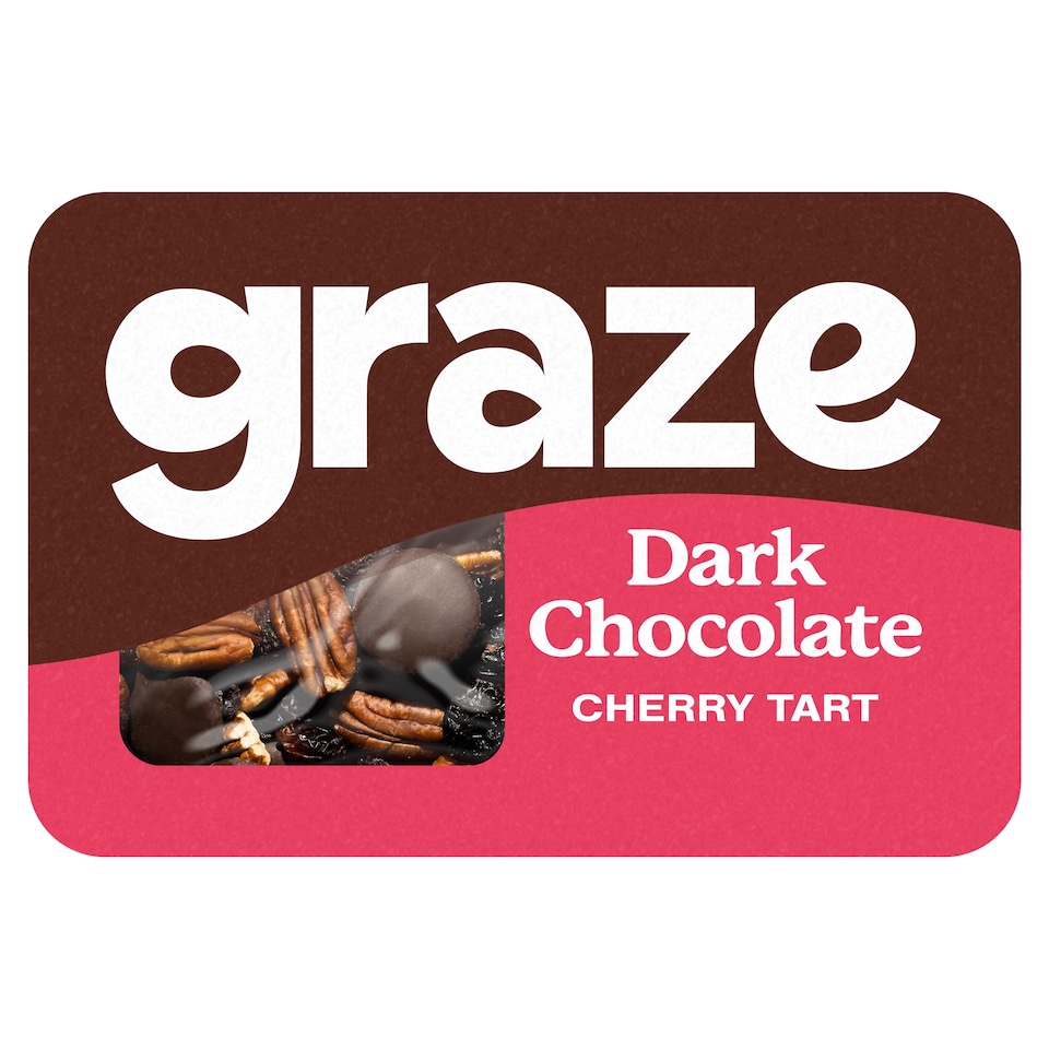 image 1 of Graze Dark Chocolate Cherry Tart 40G