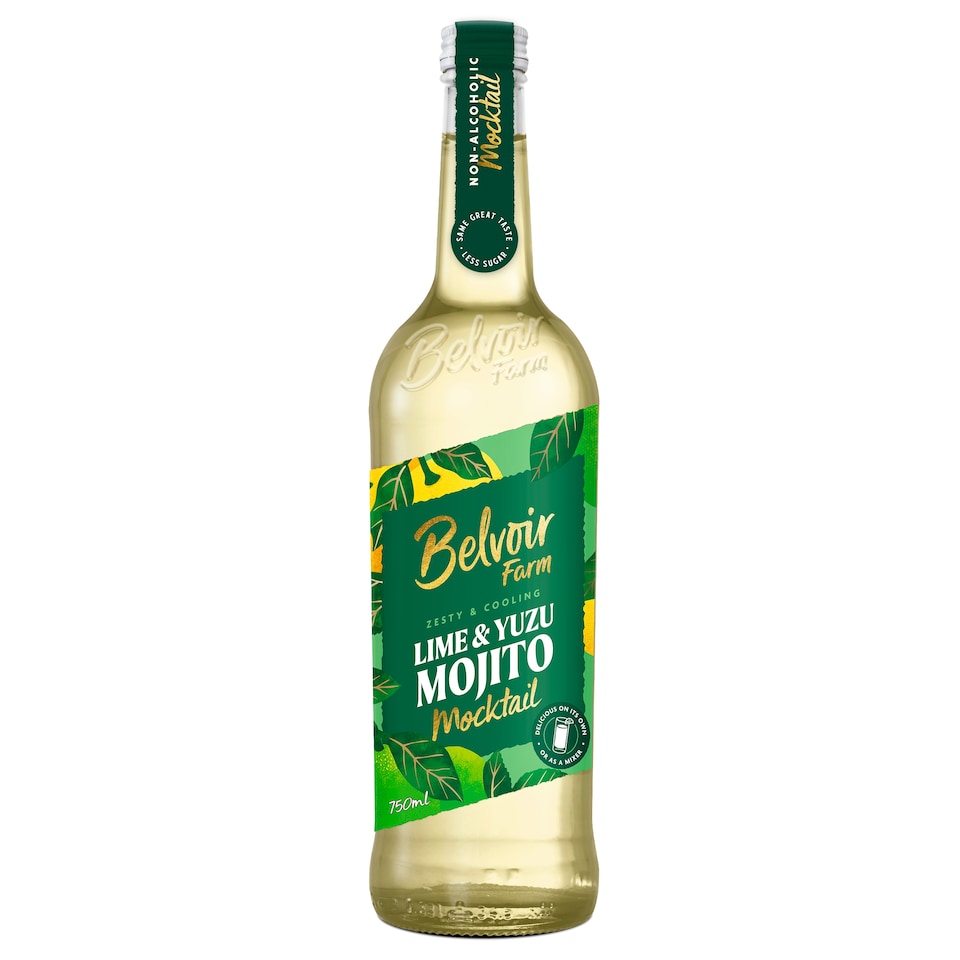 image 1 of Belvoir Farm Non-Alcoholic Lime & Yuzu Mojito 750ml