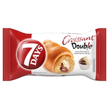 7 Days Double Croissant - Cocoa & Vanilla Flavour Fillings 60g