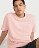 image 3 of F&F Pure Cotton Pocket Oversized Fit T-Shirt in Pink