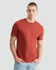image 2 of F&F Pure Cotton Short Sleeved T-Shirt in Brick