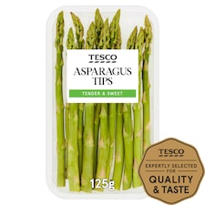 Tesco Asparagus Tips 125G