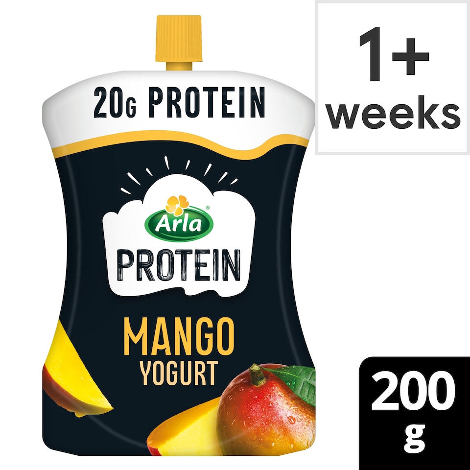 image 1 of Arla Protein Mango Yogurt Pouch 200g