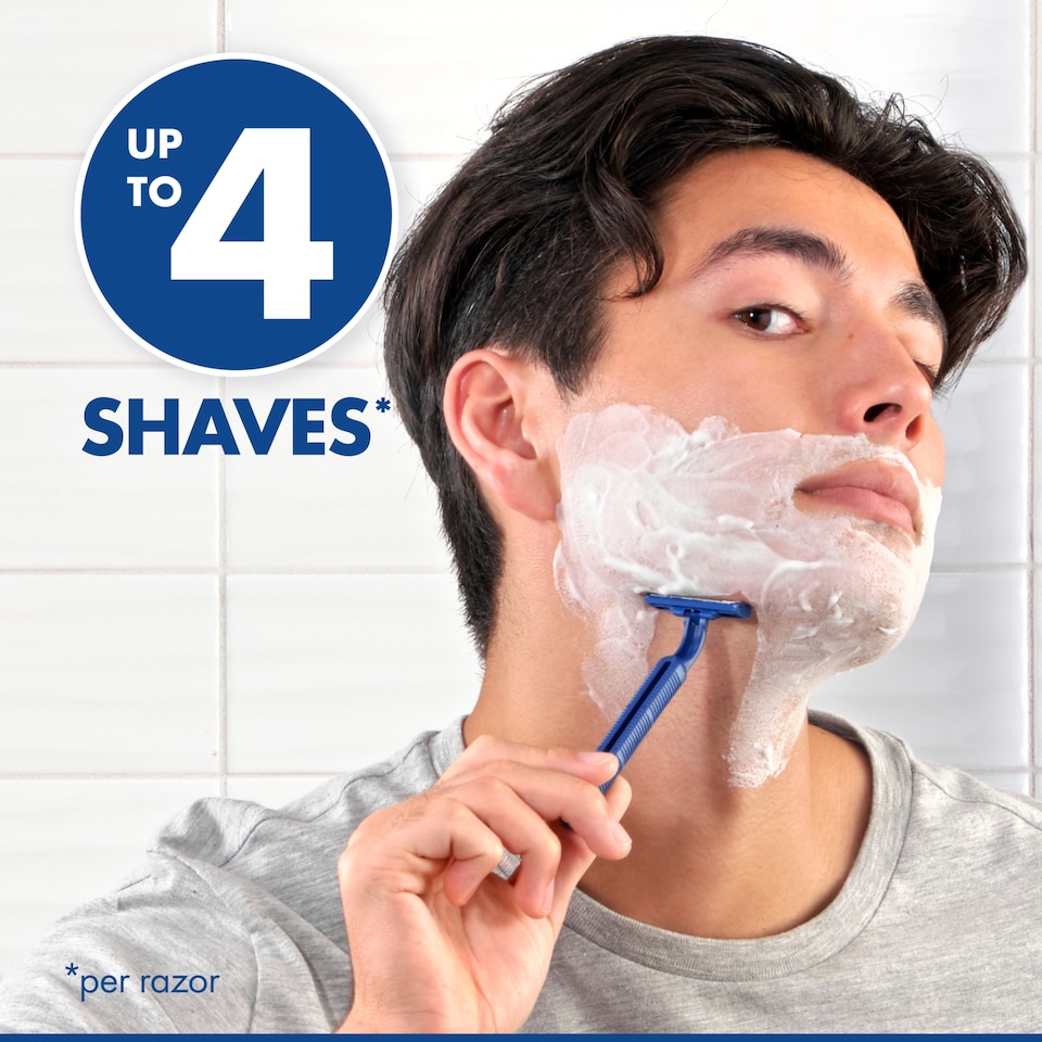 image 1 of Gillette Blue II Men's Disposable Razors 20 Pack